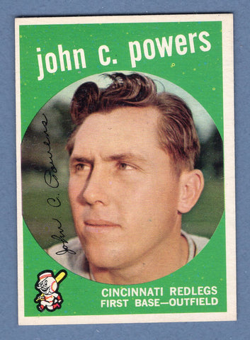 1959 Topps #489 John C. Powers EX-MT  GO160