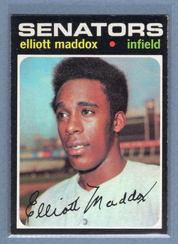 1971 Topps #11 Elliott Maddox (a) EX  GO950