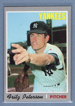 1970 Topps #142 Fritz Peterson  EX-MT  GO680