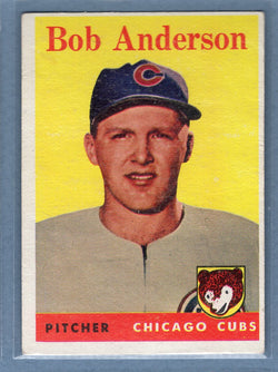 1958 Topps #209 Bob Anderson (e) VG-EX  GO501