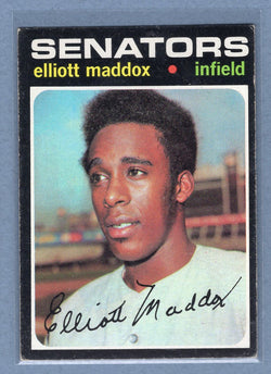 1971 Topps #11 Elliott Maddox (b) EX  GO950