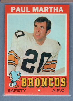 1971 Topps #38 Paul Martha (a) EX-MT  GO600