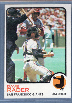 1973 Topps #121 Dave Rader  (b) EX-MT  GO669