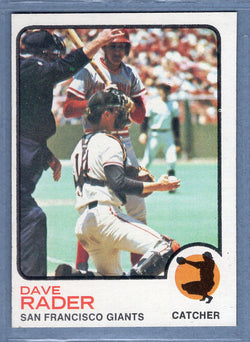 1973 Topps #121 Dave Rader  (C) EX-MT  GO669