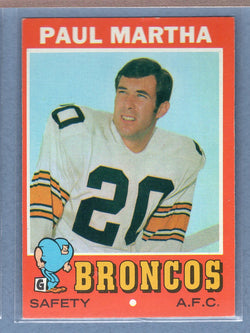 1971 Topps #38 Paul Martha (b) EX-MT  GO600
