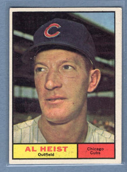1961 Topps #302 Al Heist EX   GO195