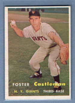 1957 Topps #237 Foster Castleman EX-MT   GO65