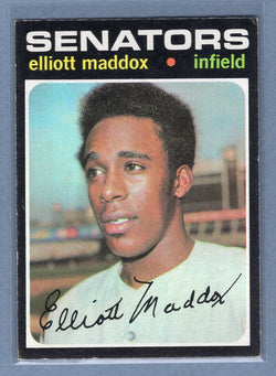 1971 Topps #11 Elliott Maddox (c) EX  GO950