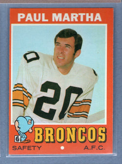 1971 Topps #38 Paul Martha (c) EX-MT  GO600