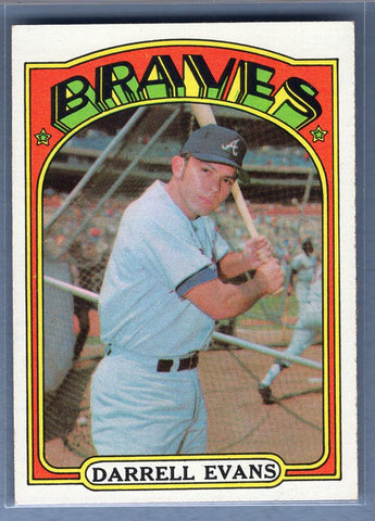 1972  Topps #171 Darrell Evans Ex-Nm