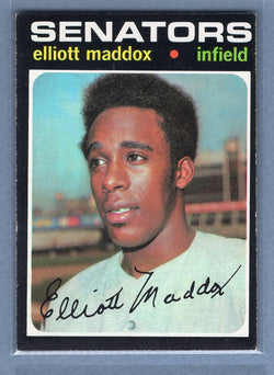 1971 Topps #11 Elliott Maddox (d) EX  GO950