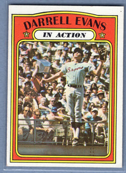 1972  Topps #172 Darrell Evans IA Ex-Nm
