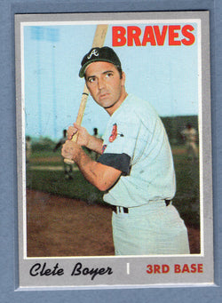 1970 Topps #206 Clete Boyer (st) VG  GO450