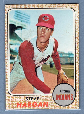1968 Topps #35 Steve Hargan EX-MT  GO49