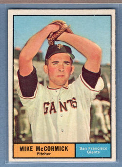 1961 Topps #305 Mike McCormick EX   GO195