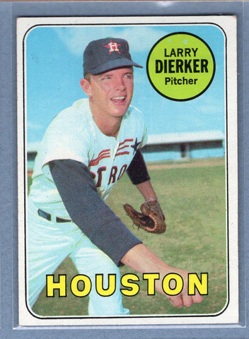 1969 Topps #411 Larry Dierker (b) EX-MT  GO602