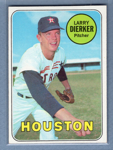 1969 Topps #411 Larry Dierker (c) EX-MT  GO602