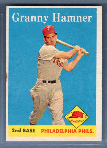 1958 Topps #268 Granny Hamner EX  GO401