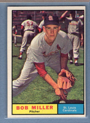1961 Topps #314 Bob Miller EX   GO195