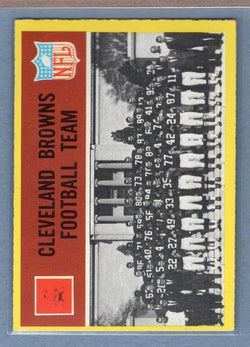 1967 Philadelphia #37 Cleveland Browns EX  GO110