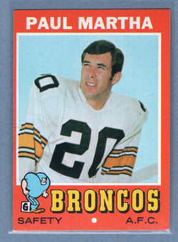 1971 Topps #38 Paul Martha (e) EX-MT  GO600