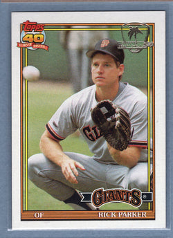 1991 Topps Desert Shield #218 Rick Parker  NM  GO500