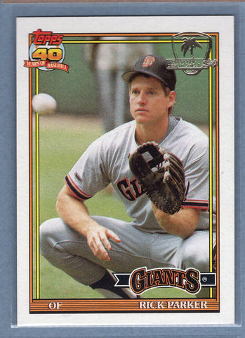 1991 Topps Desert Shield #218 Rick Parker  NM  GO500