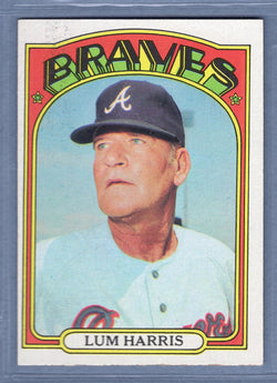 1972 Topps #484 Lum Harris MG EX-MT   GO464