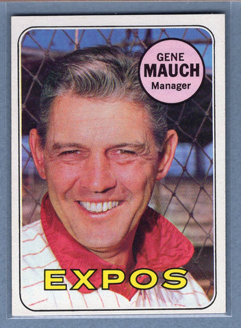 1969 Topps #606 Gene Mauch EX-MT  GO477