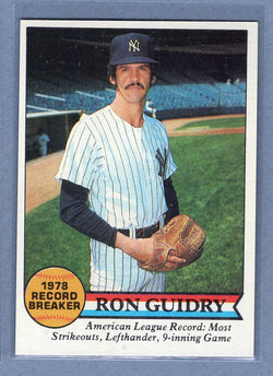 1979 Topps #202 Ron Guidry  (a) NM