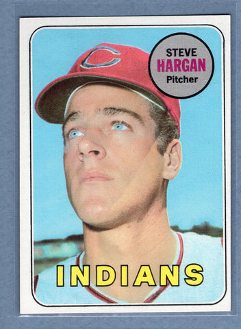 1969 Topps #348 Steve Hargan (b) EX-MT  GO700