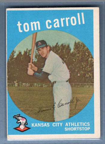 1959 Topps #513 Tom Carroll VG-EX    Set Break A