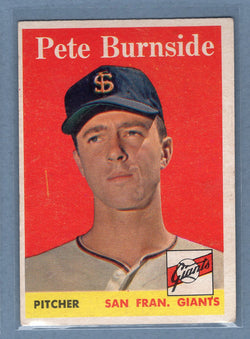 1958 Topps #211 Pete Burnside (a) VG-EX  GO501