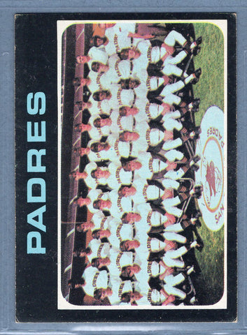 1971 Topps #482 Padres Team  EX  GO747