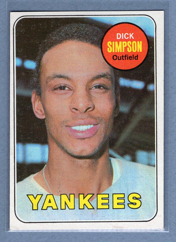 1969 Topps #608 Dick Simpson EX-MT  GO477