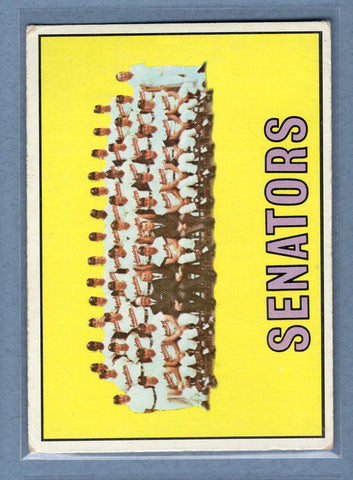 1967 Topps #437 Senators Team VG-EX  GO368