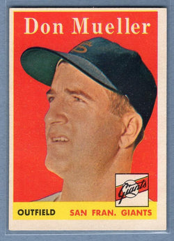 1958 Topps #253 Don Mueller EX-MT  GO67B