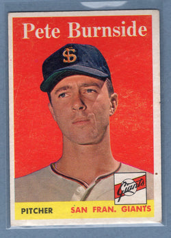 1958 Topps #211 Pete Burnside (st) (b) VG  GO501