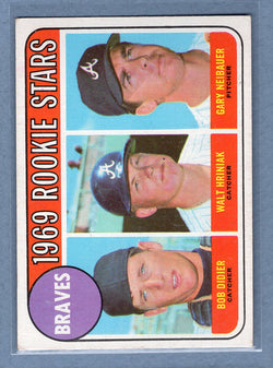 1969 Topps #611 Braves Rookies EX  GO477