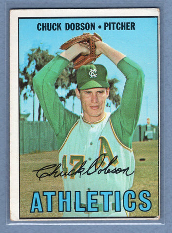 1967 Topps #438 Chuck Dobson VG-EX  GO368