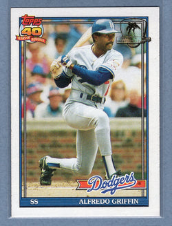 1991 Topps Desert Shield #226 Alfredo Griffin  NM  GO500
