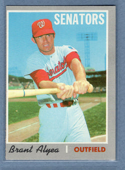1970 Topps #303 Brant Alyea  (d) EX  GO900