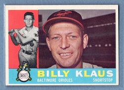 1960 Topps #406 Billy Klaus(b) EX   GO550