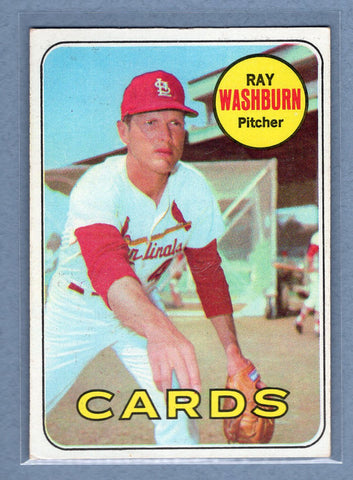 1969 Topps #415 Ray Washburn (a) EX  GO602