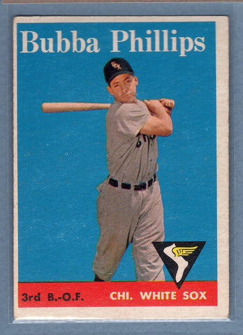 1958 Topps #212 Bubba Phillips (a) VG-EX  GO501