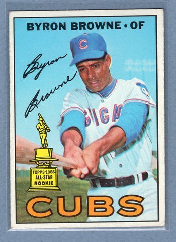 1967 Topps #439 Byron Browne EX  GO368