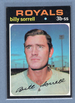 1971 Topps #17 Billy Sorrell (a) EX  GO950