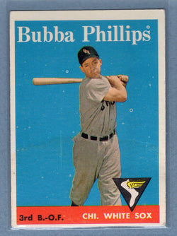 1958 Topps #212 Bubba Phillips (b) VG-EX  GO501