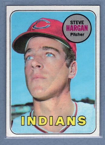 1969 Topps #348 Steve Hargan EX-MT  GO850