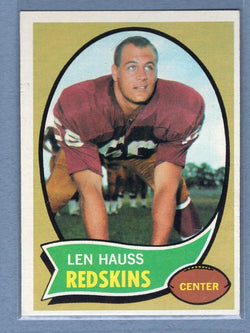 1970 Topps #124 Len Hauss EX-MT  GO241